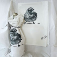 Bluebird flour sack towel