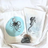 Octopus Flour Sack Towel