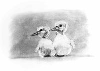Original 12" x 9" Goslings
